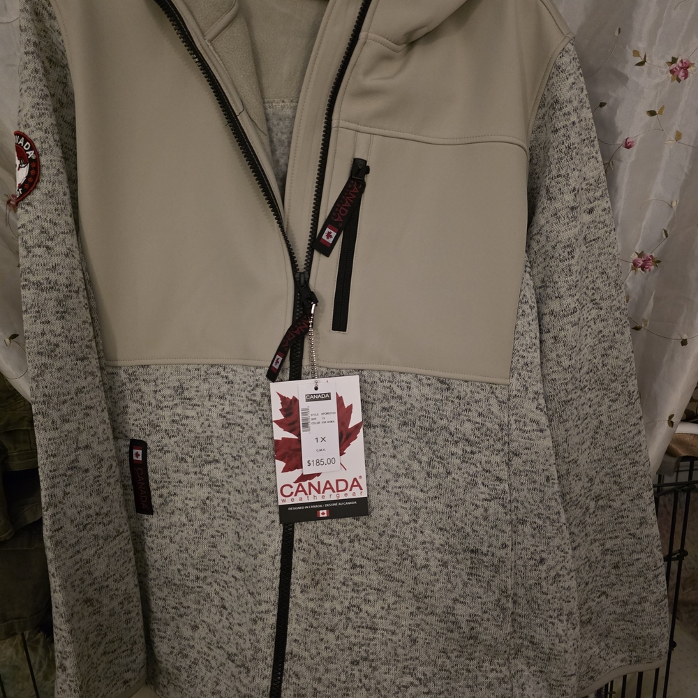 Canada Weathergear Oatmeal and Black Jacket